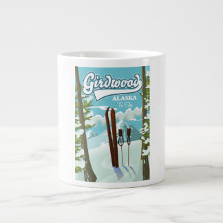 Girdwood Alaska to ski Large Coffee Mug