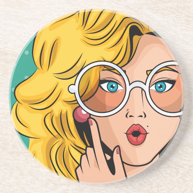 Girl #1 coaster (Front)