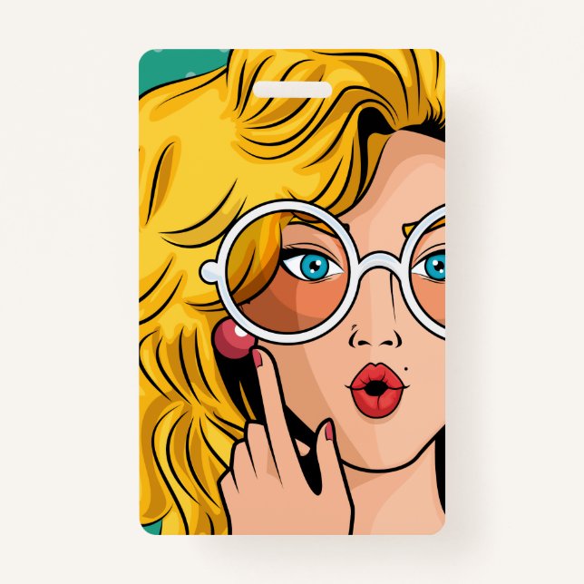 Girl #1 ID badge (Front)