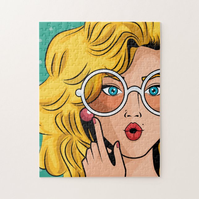 Girl #1 jigsaw puzzle (Vertical)