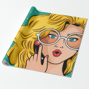 Girl #1 wrapping paper