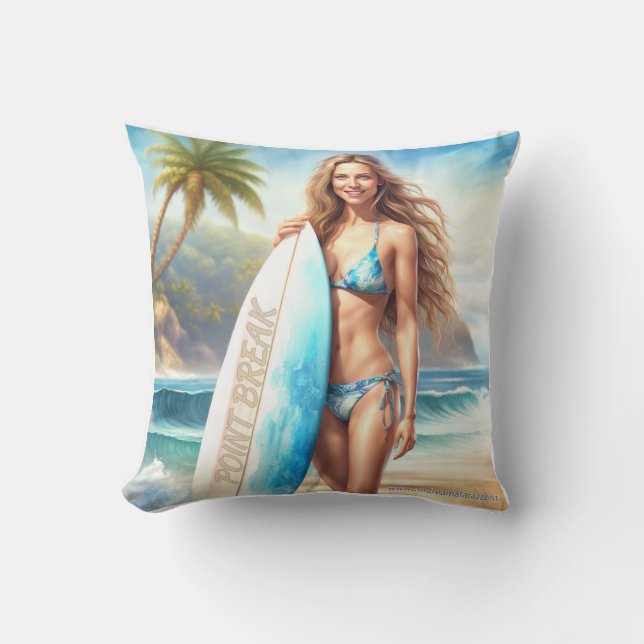 Girl Action Point Break Cushion (Front)