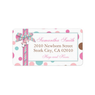 Girl Address Label FP