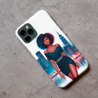 Girl African stylish Afro hair fashion business