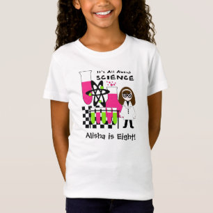 Girl All About Science Customised T-shirt