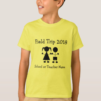 Girl and Boy Figure Field Trip T-shirt