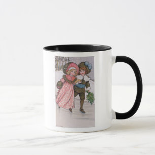 Girl and Boy Skating Mug