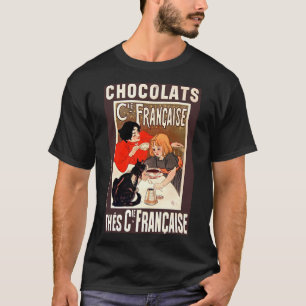 Girl and Cat, Vintage Poster, Alexandre Steinlen T-Shirt