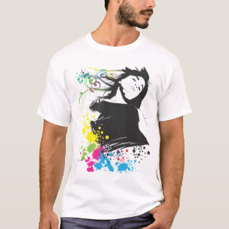 Girl and Colours. T-Shirt