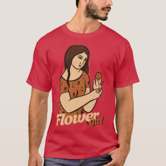 Girl and Flower T-Shirt