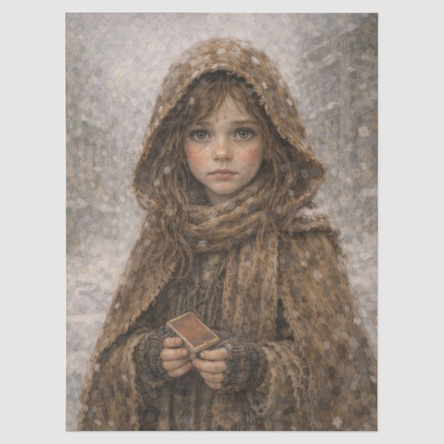 girl and matchbox tissue paper (Front)