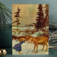 Girl and Reindeer