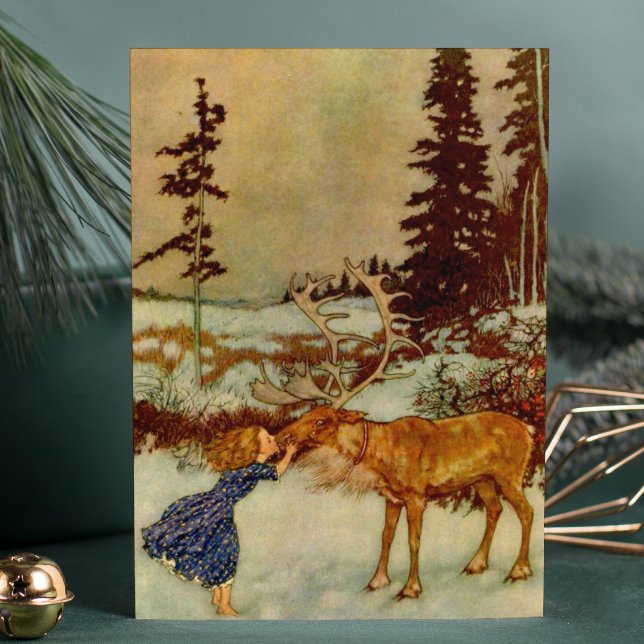 Girl and Reindeer Flyer (Creator Uploaded)