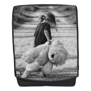 Girl and Teddy Bear Backpack