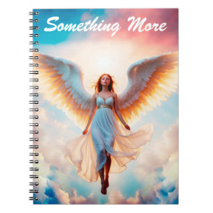 Girl angel religious christian flight fantasy art  notebook