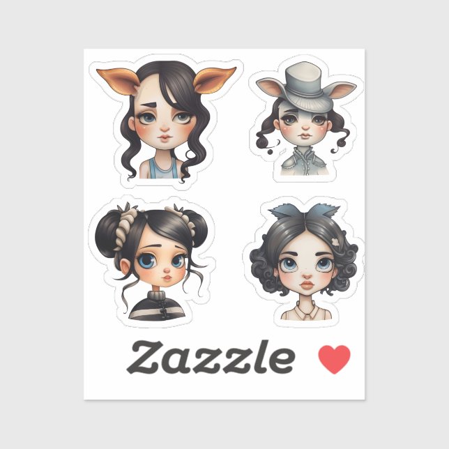 Girl Animal lover (Sheet)