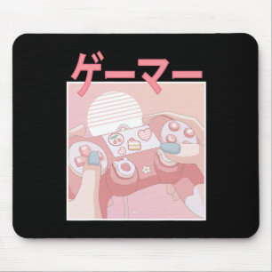 Girl Anime Kawaii Gaming Cute Video Game Women Gir Mouse Mat