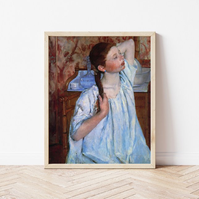 Girl Arranging Her Hair | Mary Cassatt Poster (Creator Uploaded)