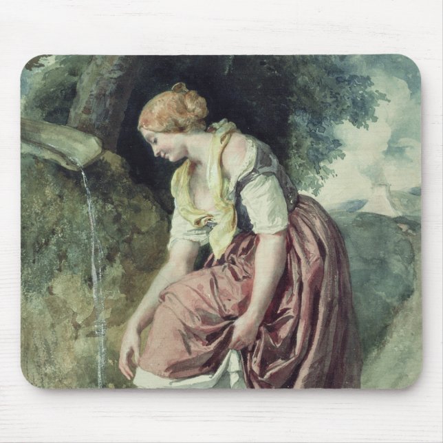 Girl at a Conduit Mouse Mat (Front)