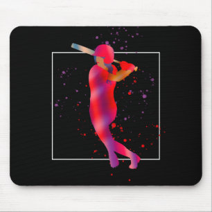 Girl at Bat Mouse Mat