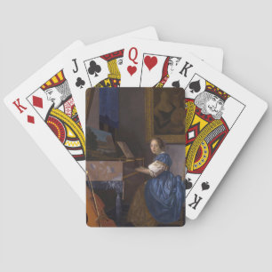 Girl at the Piano Playing Cards