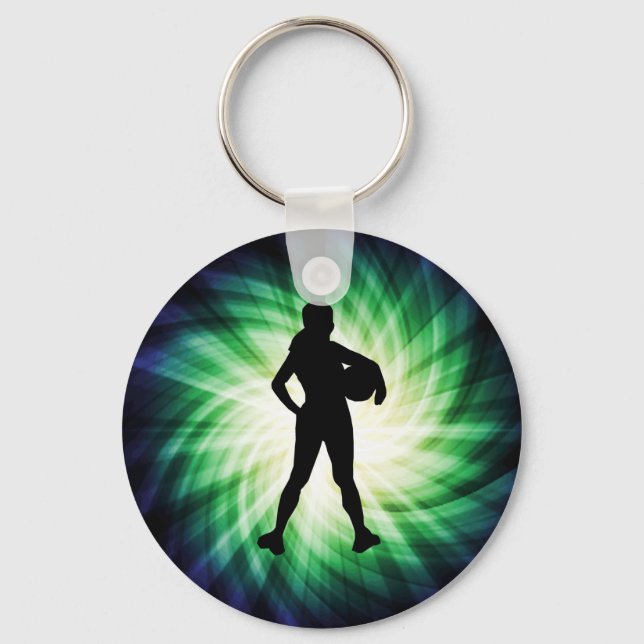 Girl Athlete; Cool Key Ring (Front)