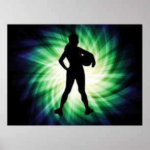 Girl Athlete; Cool Poster