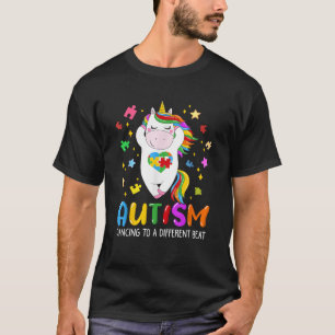 Girl Autism Awareness Unicorn Dancing To Be A Diff T-Shirt
