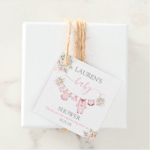 Girl Baby Clothes Baby Shower Favour Tags