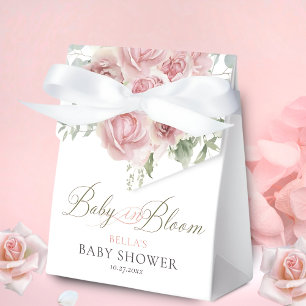 Girl Baby in Bloom Baby Shower Thank You Favour Box