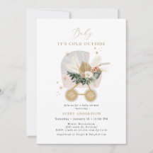 Girl Baby It's Cold Outside Baby Shower