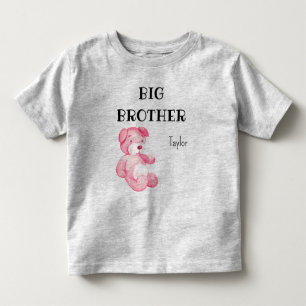 Girl Baby Shower Attire Cute Big Brother 2T - 5-6T Toddler T-Shirt