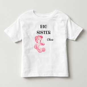 Girl Baby Shower Big Sister Kids-Youth, Baby Toddler T-Shirt