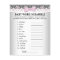 Girl Baby Shower Games Word Scramble Rhyme Quiz