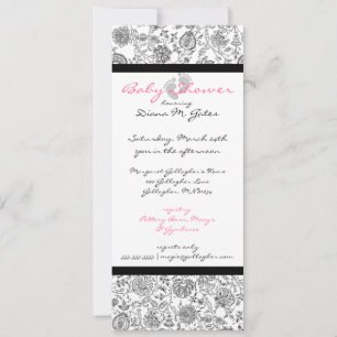Girl Baby Shower Invitations