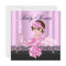 Girl Baby Shower Party Pink Black Lace