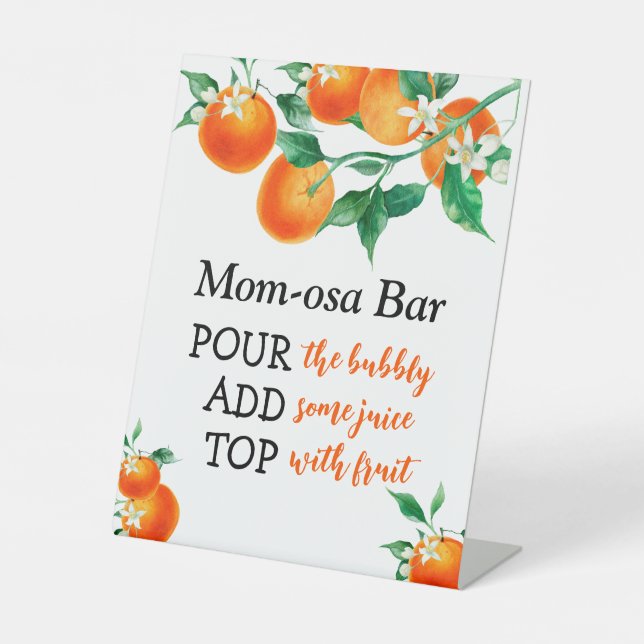 Girl Baby Shower Set, Little Cutie Baby Pedestal Sign (Front)