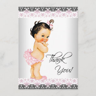 Girl Baby Shower Thank You