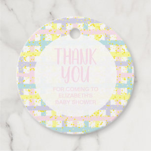 Girl Baby Shower Thank You Favour Tags