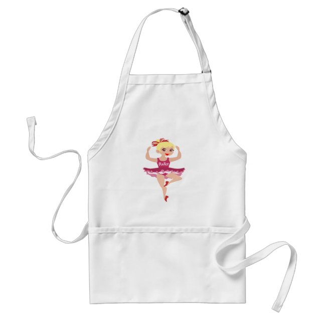 Girl Ballerina Apron (Front)