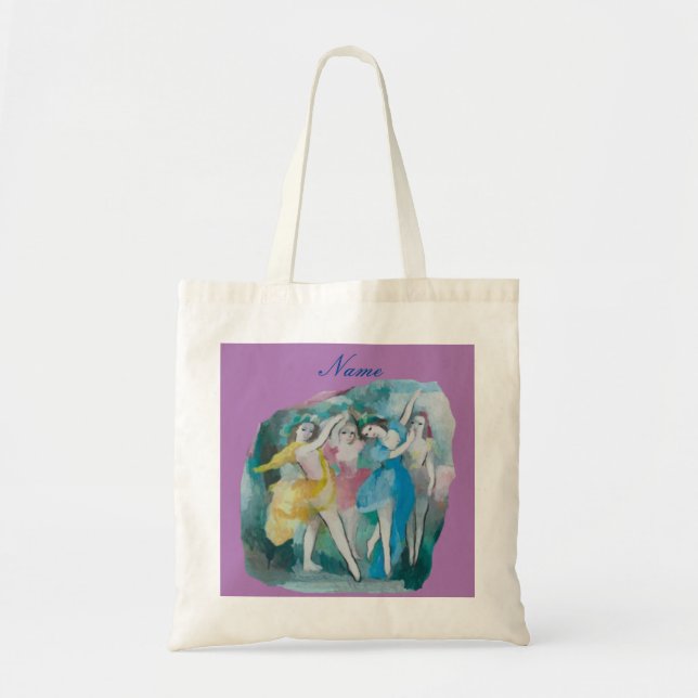 Girl Ballerina Dancers Thunder_Cove Tote Bag (Front)