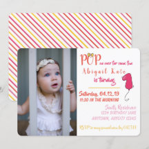 Girl Balloon-Themed First Birthday Photo