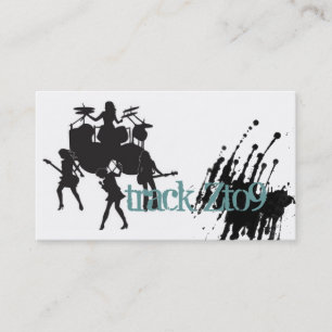 Girl Band Rock Singers Performance Entertainment Business Card