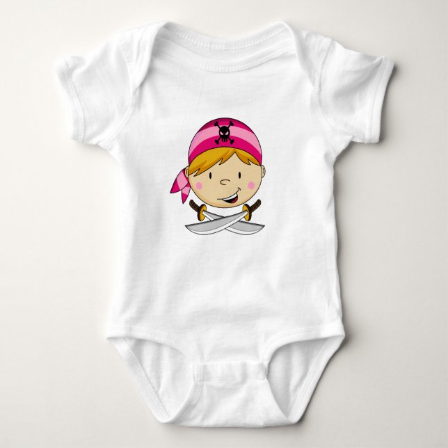 Girl Bandana Pirate Tee (Front)