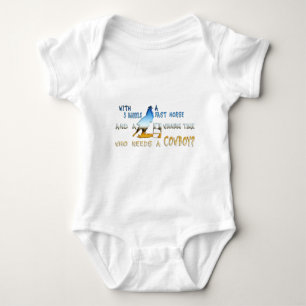 GIRL BARREL RACING BABY BODYSUIT