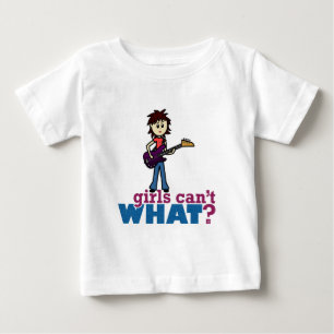 Girl Bass Guitar Player Baby T-Shirt
