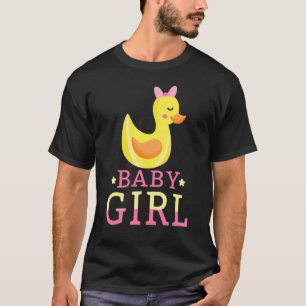 Girl Bath Teen Yellow Duck Rubbery Baby Girl T-Shirt