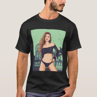 Girl Beach GTA V vibe T-Shirt