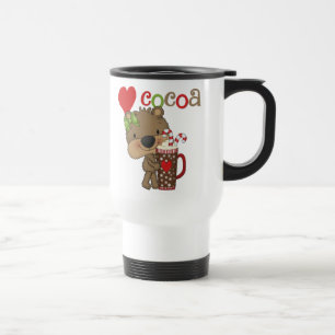 Girl Bear Cocoa Love Travel Mug
