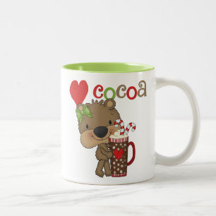 Girl Bear Cocoa Love Two-Tone Coffee Mug